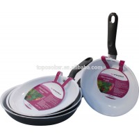 white ceramic coating cookware sets